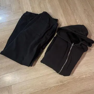 로스앤젤레스 어패럴 지퍼 후드 맨투맨 셋업