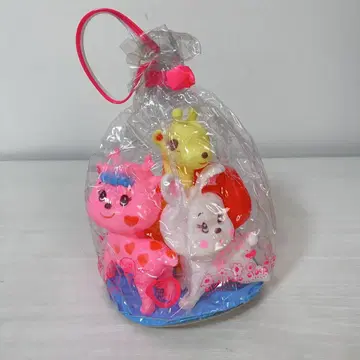 꼬마 동물랜드 쇼와 레트로 소프트 비닐 4체 세트