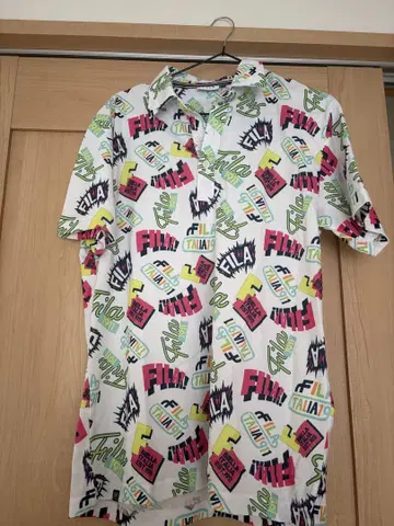 FILA 그래픽 프린트 피케 셔츠