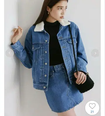 snidel 데님 셋업