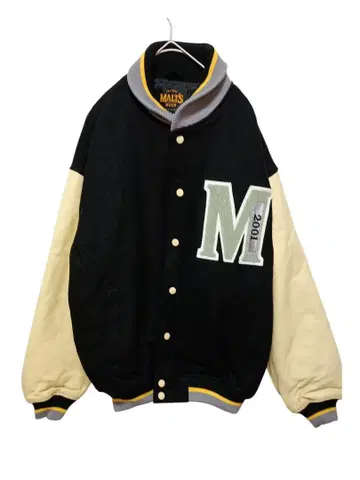 MALT'S 2001 N.Y. MODEL 바시티 자켓 L 사이즈 가죽