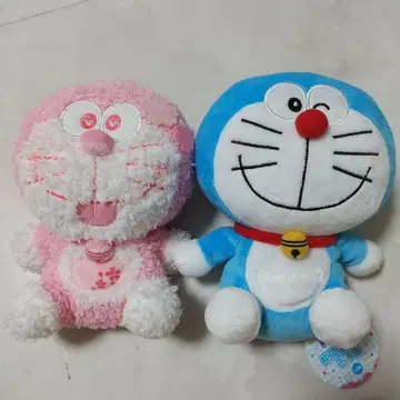 사쿠라 도라에몽 도라에몽 봉제 인형 포동포동 손난로 세트