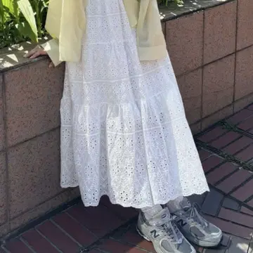 코튼 레이스 스커트 Birthdayroom