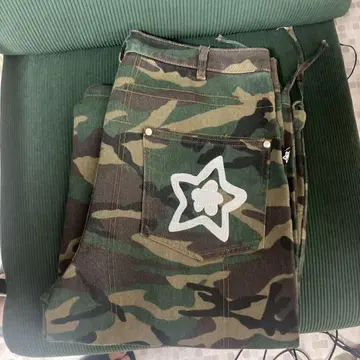starteam 카모플라쥬 하프 팬츠 34