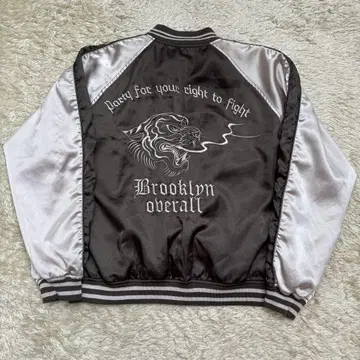 Brooklyn oberall 스카잔 M 그레이 실버 Y2K