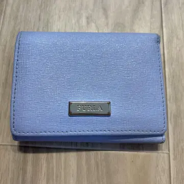 FURLA 3단 폴더형 지갑 라이트 블루