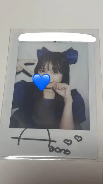 CUTIESTREET 마스다 아야노 폴라로이드 사인 포함