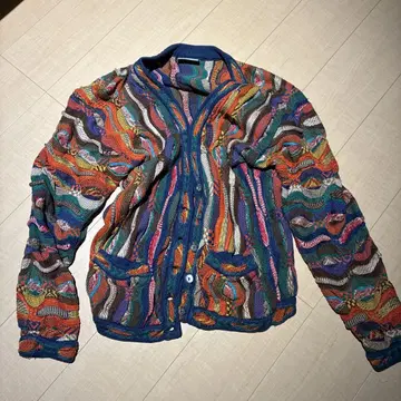 코튼 니트 가디건 COOGI