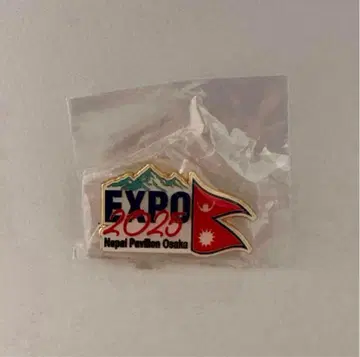 네팔관 Expo 2025 핀 배지