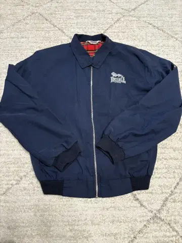 Lonsdale 네이비 점퍼 해링턴 자켓
