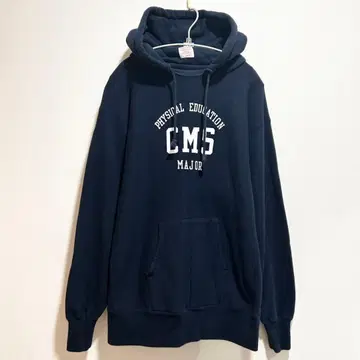 Champion 리버스 위브 후가공 후디 후드티 네이비 XL