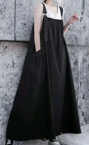 블랙 살로펫 맥시 길이