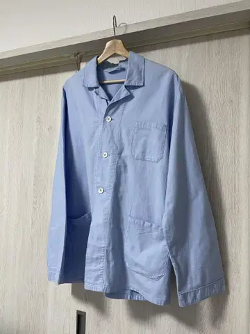 [ 빈티지 ] 네덜란드군 슬리핑 셔츠 블루