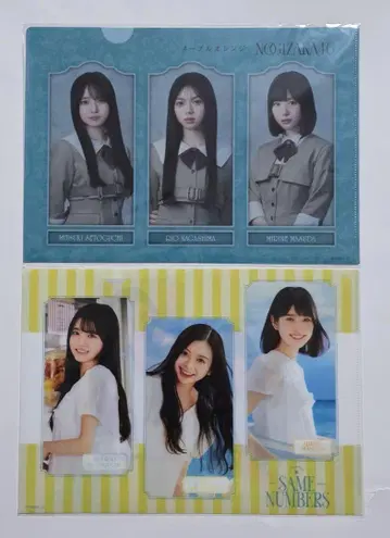 노기자카46 6기생 클리어 파일 2매