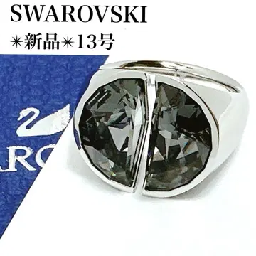 새상품 스와로브스키 55/약 13호 반지 그레이 크리스탈 실버 계열