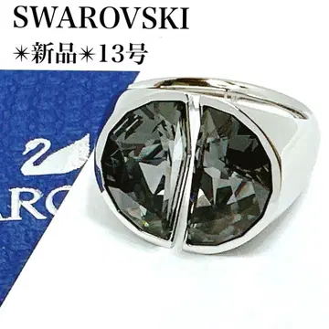 새상품 스와로브스키 55/약 13호 반지 그레이 크리스탈 실버 계열