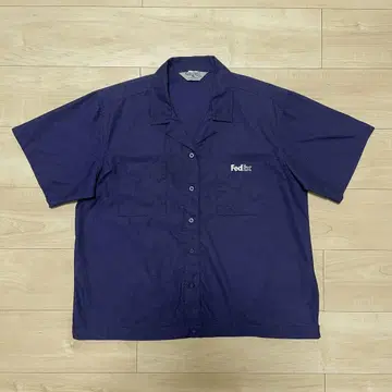 FedEx 반팔 워크 셔츠