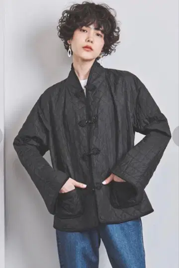 달리아 차이나 자켓 블랙