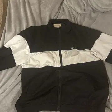 HELLO CALIF XL 나일론 자켓 블랙/화이트