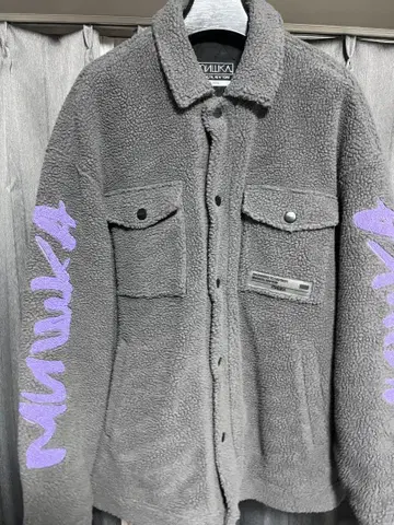 Mishka 플리스 자켓 그레이