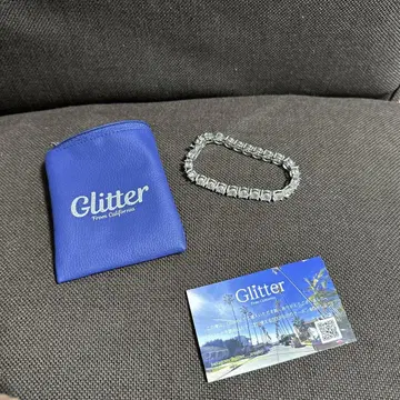 Glitter 클리어 팔찌