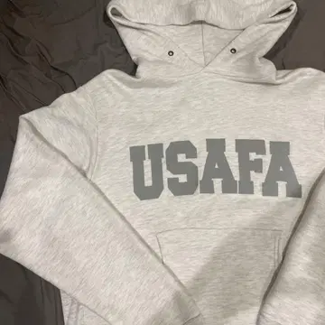 90s USA제 USAFA 트레이닝 리플렉터 후드티 실측치수 L 상당