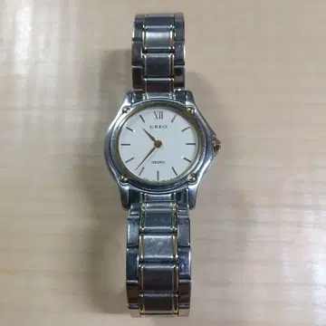 SEIKO 세이코 CREO 손목시계 (쿼츠) 실버/골드 작동품
