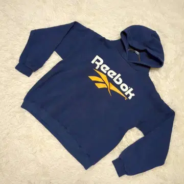 Reebok 네이비 풀오버 후드티 XL 사이즈 레트로 빈티지