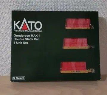 KATO Gunderson MAX-I 더블 스택 카 5량 세트