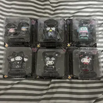 해피 복권 산리오 피규어상 6종 세트