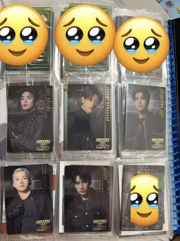 트레이딩 카드 세트 9장
