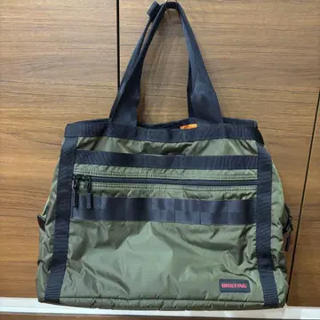 브리핑 골프 3룸 와이어 에코 트윌 토트백