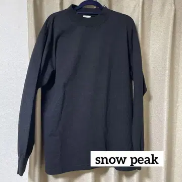RecycledCottonHeavyMockneck L/S Tshirt