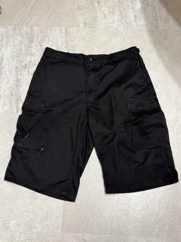 카고 숏팬츠 블랙 6 포켓