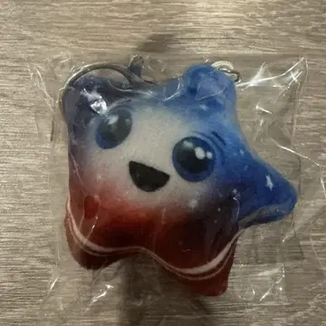 오사카 간사이 만박 미국 파빌리온 USA 별 모양 봉제 인형 키링 스파크