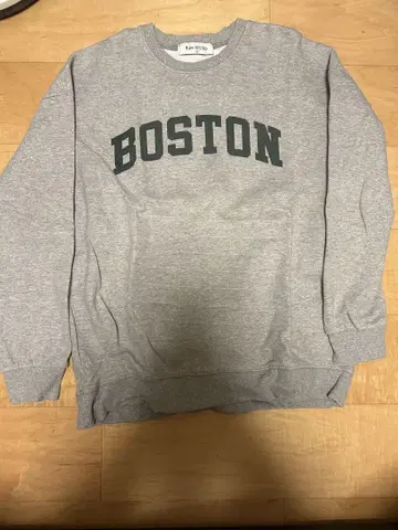 RAW STUDIO BOSTON 프린트 트레이닝복 그레이