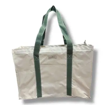 00s L.L.bean 토트백 가방 지퍼 대용량 베이지