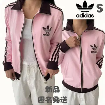 한국 완판! adidas 베켄바우어 트랙 탑 핑크 S