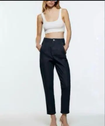 미사용 ZARA 자라 하이웨스트 데님 팬츠/M size