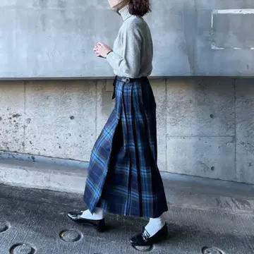 [행거 포함] O'NEIL OF DUBLIN 울 롱 퀼트 스커트