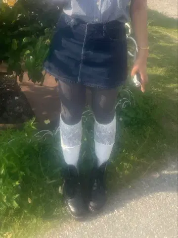 Levi's 데님 미니 스커트