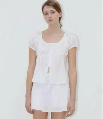 SINOON SHIRRING PUFF BLOUSE