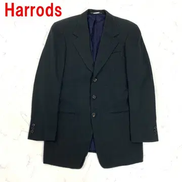 A5962 해롯 테일러드 자켓 면 안감 있음 블랙 블랙 48