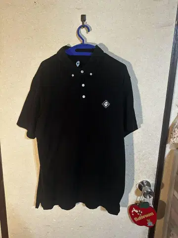 V12 블랙 피케 셔츠 XL 사이즈