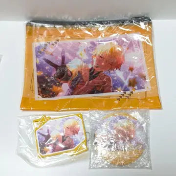 프로세카 세가 럭키 쿠지 텐마 츠카사 파우치 키링 캔뱃지 3종 세트