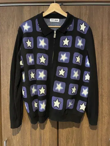 TTT MSW Star Television Zip-up Knit Polo