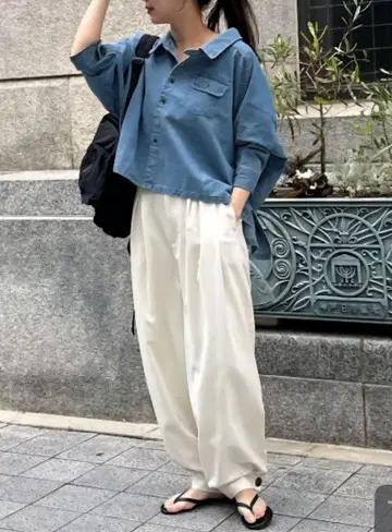 데님 셔츠
