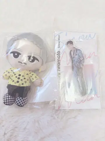 이와모토 테루 봉제 인형 & 아크릴 스탠드 세트