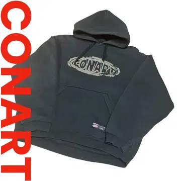 90's Archive 'CONART 코나트' 빅 프린트 hoodie