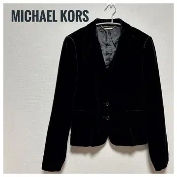 MICHAEL KORS 테일러드 자켓 벨로아 6 블랙